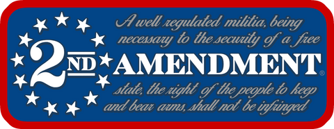 2nd Amendment Brand Outdoor All American Vinyl Decal Sticker 7.5 x 3