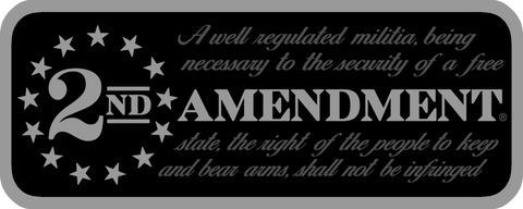 2nd Amendment Brand Tactical Dark Outdoor Vinyl Decal Sticker 7.5 x 3